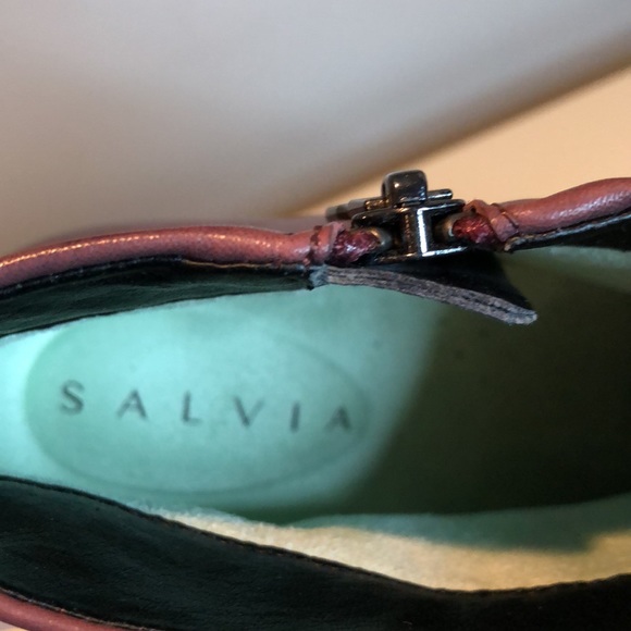 Salvia Nevis Brunello Butter Napa Leather brown zip ankle boots - Picture 6 of 16